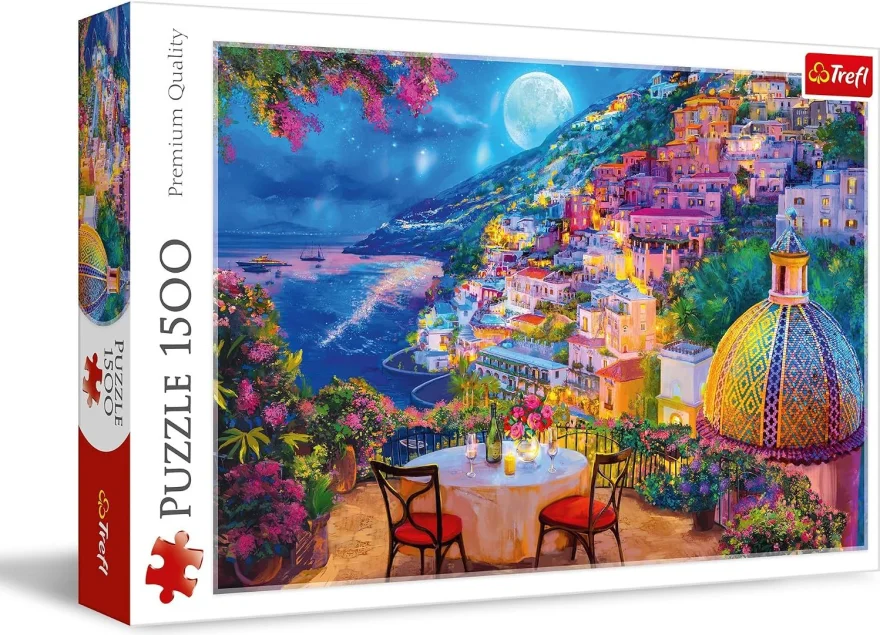Puzzle Trefl 1500 dielikov Rande v Positane