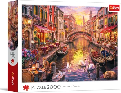 Puzzle Trefl 2000 dielikov Romantické Benátky