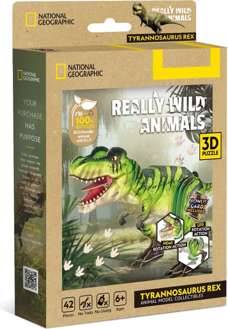 3D puzzle CubicFun Really Wild Animals 