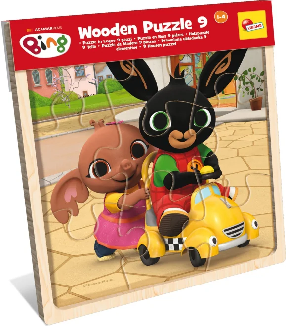 Drevené puzzle pre deti Lisciani  