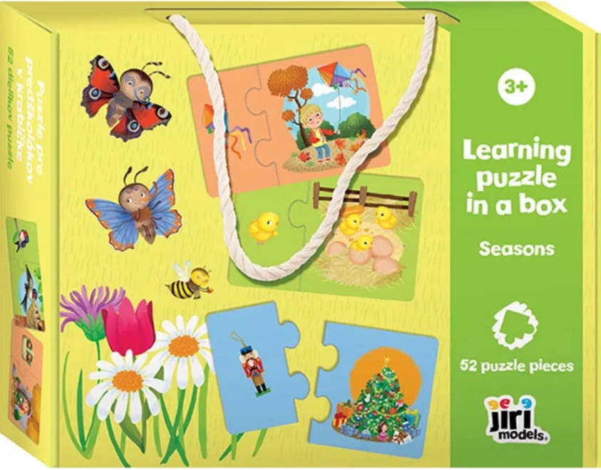 Naučné puzzle pro děti Jiri Models  Roční období 2x26 dílků