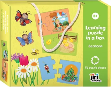 Naučné puzzle pro děti Jiri Models  Roční období 2x26 dílků