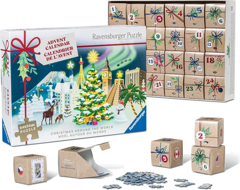 Puzzle Adventný kalendár Ravensburger  