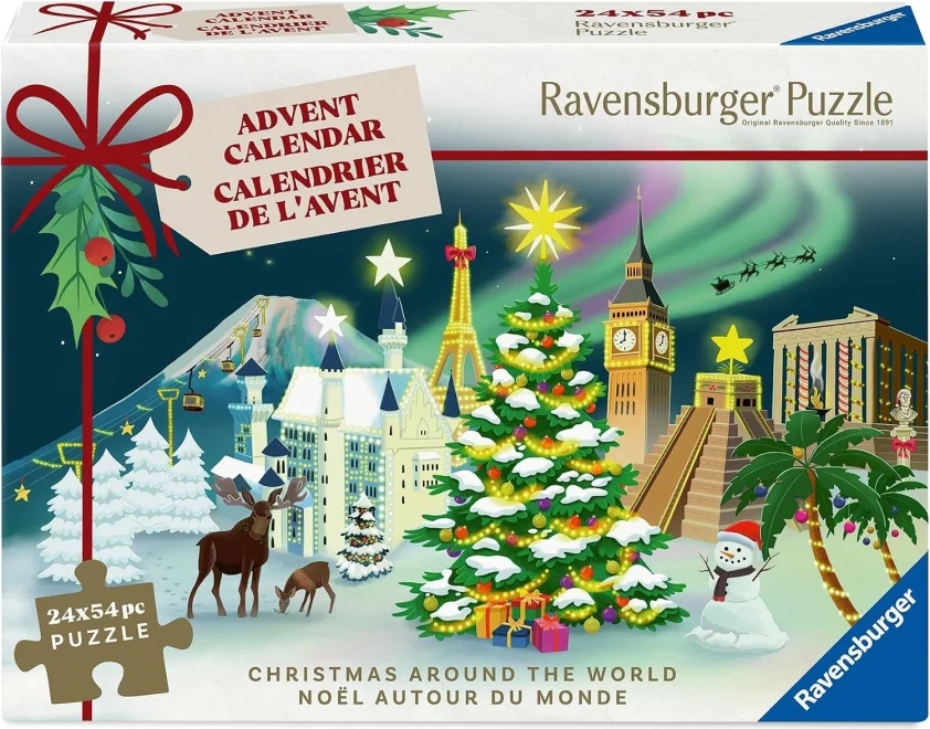 Puzzle Adventný kalendár Ravensburger  