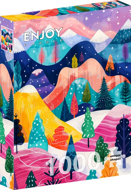 Enjoy Puzzle Pyramídy v lesoch 1000 dielikov