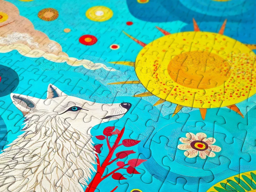 Puzzle Enjoy 1000 dielikov Biely strážca