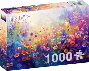 Puzzle Enjoy 1000 dielikov Kvitnúca lúka