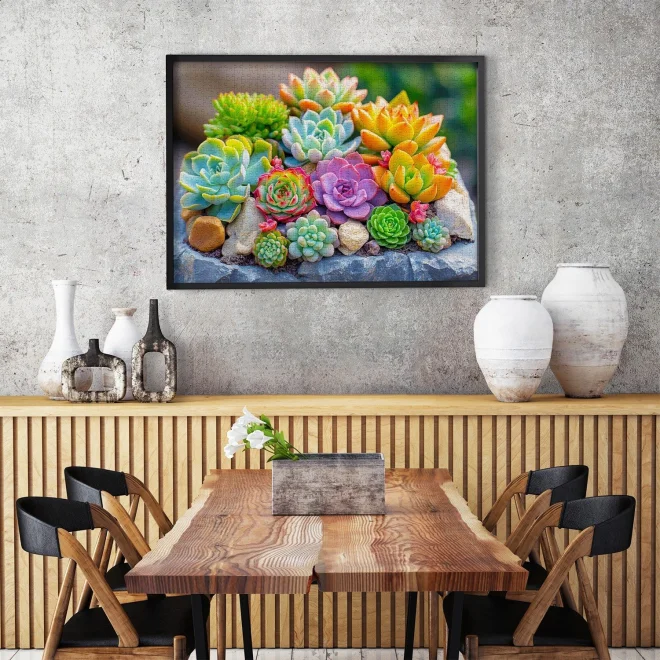 Puzzle Enjoy 1000 dielikov Sukulenty
