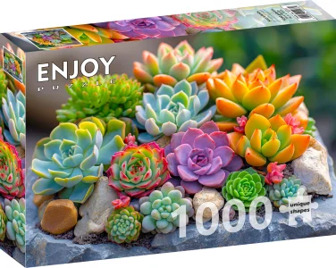 Puzzle Enjoy 1000 dielikov Sukulenty