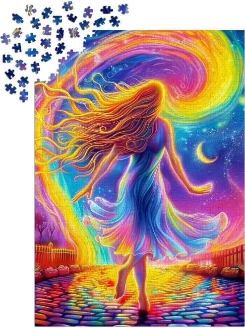 Puzzle Enjoy 1000 dielikov Cesta k mojim farbám