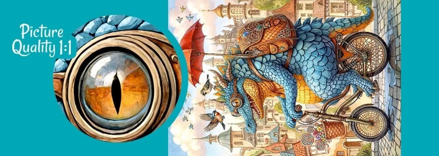 Puzzle Cherry Pazzi 300 dílků Roztomilost na kolečkách