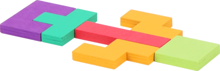 Drevený hlavolam LogicFun  Polyforms puzzle