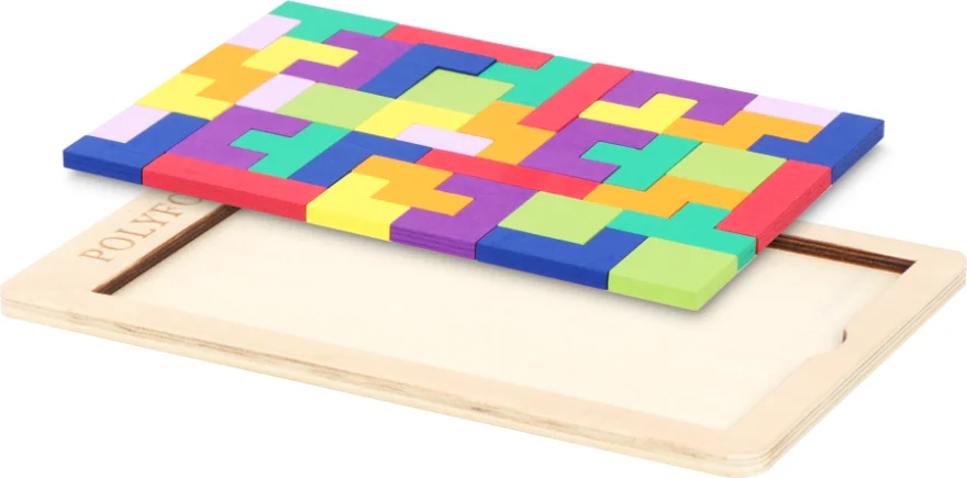 Drevený hlavolam LogicFun  Polyforms puzzle