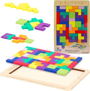 Drevený hlavolam LogicFun  Polyforms puzzle
