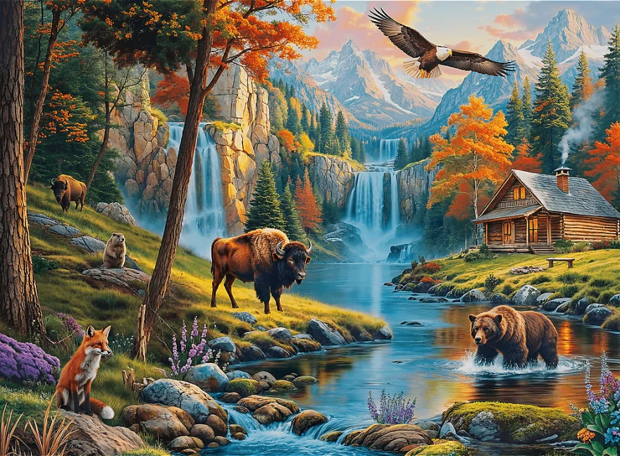Puzzle Trefl 3000 dielikov 