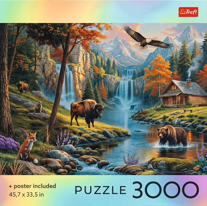 Puzzle Trefl 3000 dielikov Divoká príroda