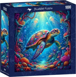 Štvorcové puzzle Bluebird 1000 dielikov 