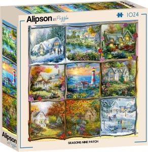 Štvorcové puzzle Alipson 1000 dielikov 