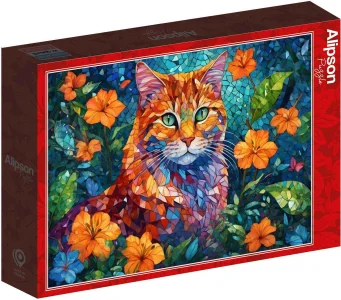 Puzzle Alipson 1000 dielikov Mačacia mozaika