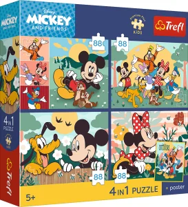 Puzzle pre deti Trefl sada 3v1 