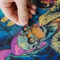 Puzzle so trblietkami Trefl 100 dielikov 