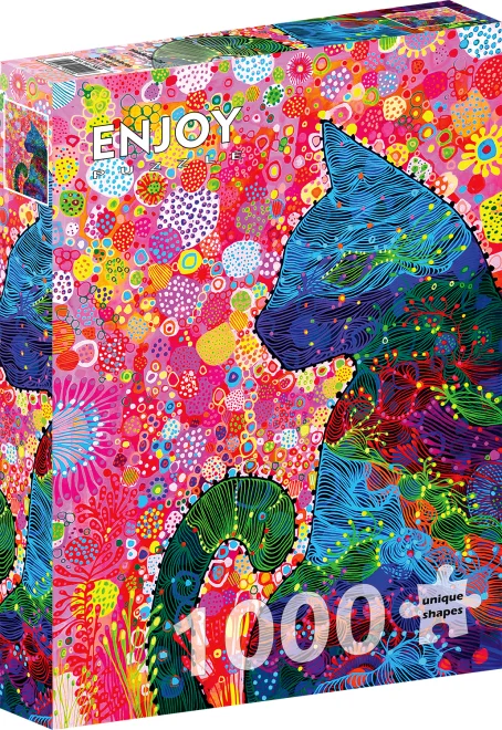 Puzzle Enjoy 1000 dielikov Túlavá mačka