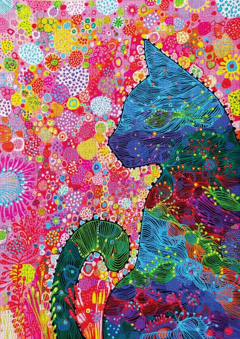 Puzzle Enjoy 1000 dielikov Túlavá mačka