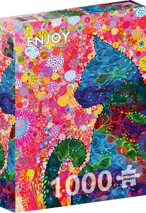Puzzle Enjoy 1000 dielikov Túlavá mačka