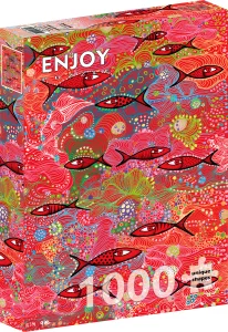 Puzzle Enjoy 1000 dielikov Červená v hlbinách