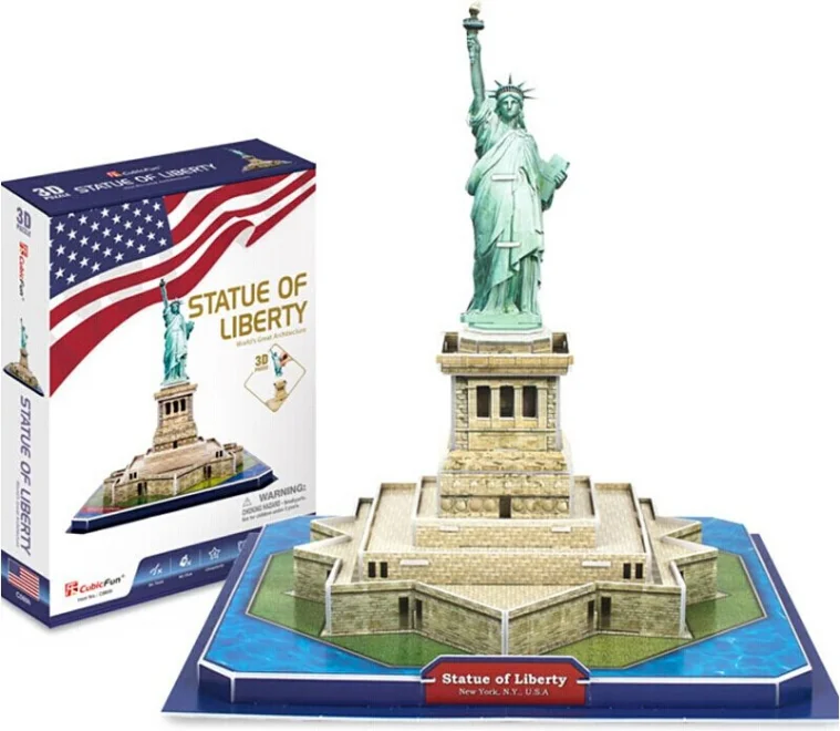 CubicFun 3D puzzle Socha Slobody 39 dielikov