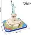CubicFun 3D puzzle Socha Slobody 39 dielikov