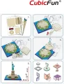 CubicFun 3D puzzle Socha Slobody 39 dielikov