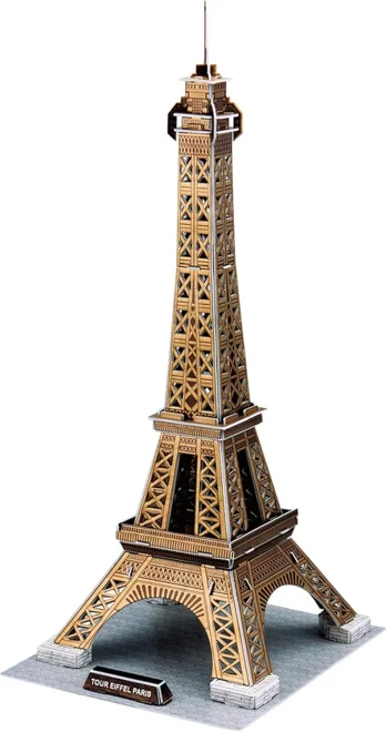 CubicFun 3D puzzle Eiffelova veža zlatá 39 dielikov