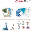 CubicFun 3D puzzle Burdž al-Arab 46 dielikov