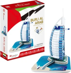 3D puzzle Burdž al-Arab 46 dielikov