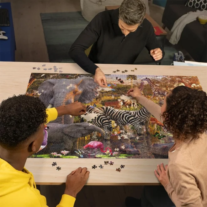 Ravensburger Puzzle Africké zvieratá 3000 dielikov