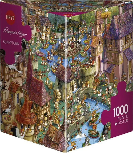 Puzzle Heye 1000 dielikov Triangular Francois Ruyer - Králičkov