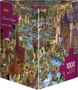 Puzzle Heye 1000 dielikov Triangular Francois Ruyer - Králičkov