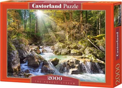 Puzzle Riečka v lese 2000 dielikov