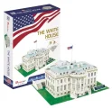 CubicFun 3D puzzle Biely dom 64 dielikov