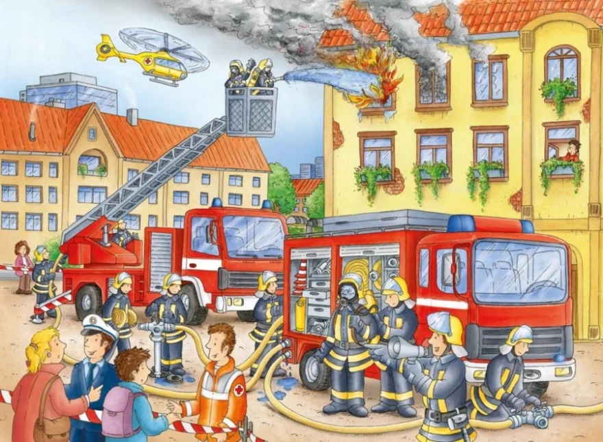 Ravensburger Puzzle Hasičský zbor XXL 100 dielikov