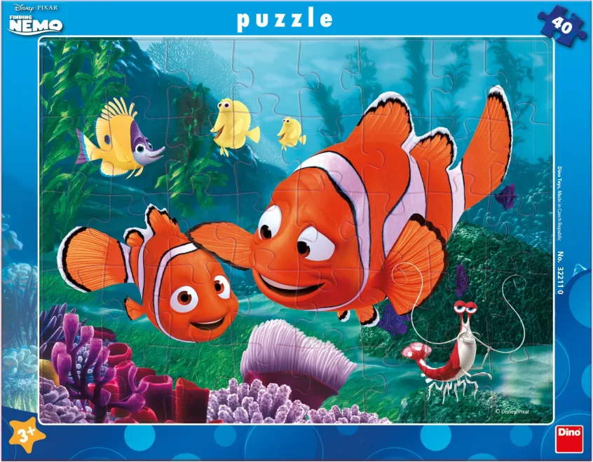 Dino Puzzle Hľadá sa Nemo: Nemo v bezpečí 40 dielikov
