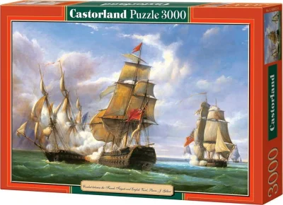 Puzzle Námorná bitka 3000 dielikov