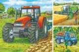 Ravensburger Puzzle Poľnohospodárske stroje 3x49 dielikov