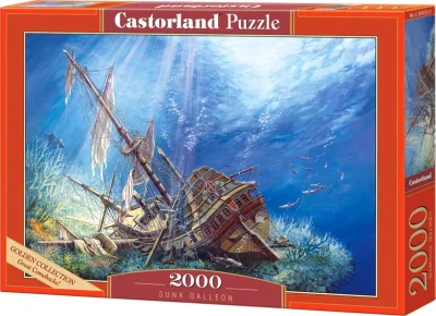 Puzzle Potopená galeóna 2000 dielikov