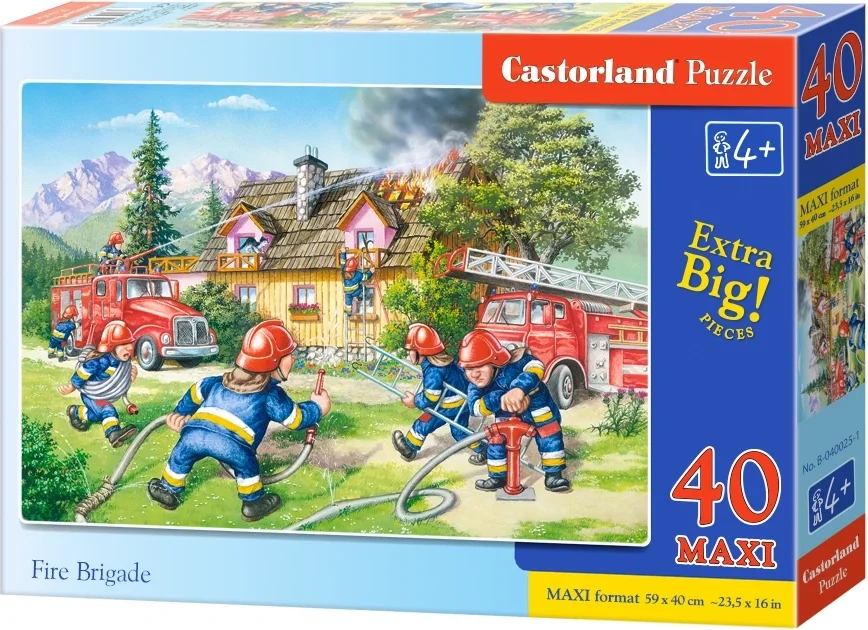 Castorland Puzzle Hasiči MAXI 40 dielikov