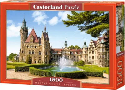 Puzzle Zámek Moszna, Polsko 1500 dílků