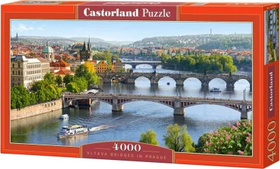 Puzzle Vltavské mosty 4000 dielikov