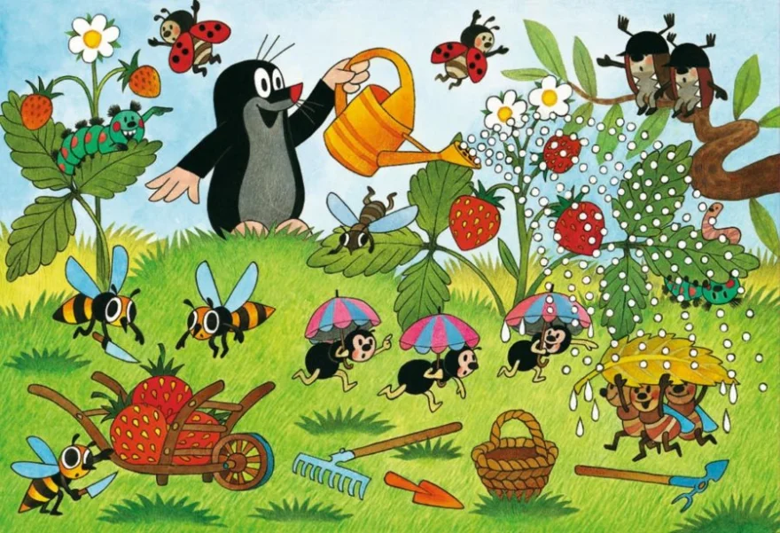 Ravensburger Puzzle Krtko v záhradke 2x24 dielikov