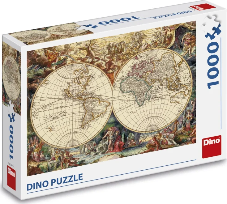 Dino Puzzle Historická mapa 1000 dielikov